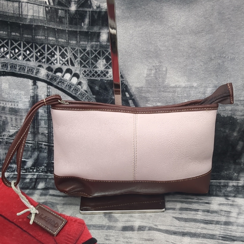Latico Two-tone Wristlet